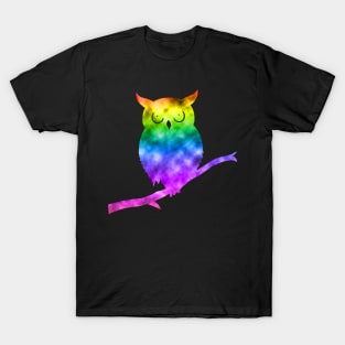 Rainbow Owl T-Shirt